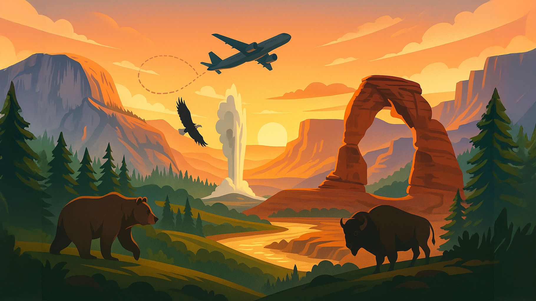 America the Beautiful: U.S. National Parks Challenge